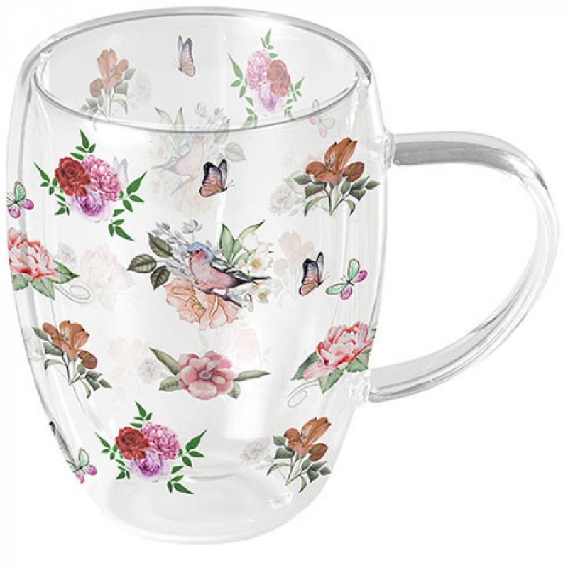 Charlotte dubbelwandig theeglas groot